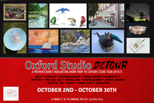 Invitation to Oxford Studio Detour show